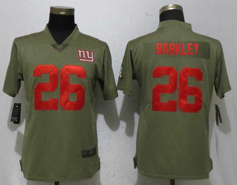 Women Nike Giants 26 Saquon Barkley Olive Salute To Service Limited Jersey,We sell and wholesale Women Nike Giants 26 Saquon Barkley Olive Salute To Service Limited Jersey on line form chian!